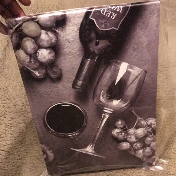 Wine and Grapes Decorative Canvas Art - Picture 5 of 5